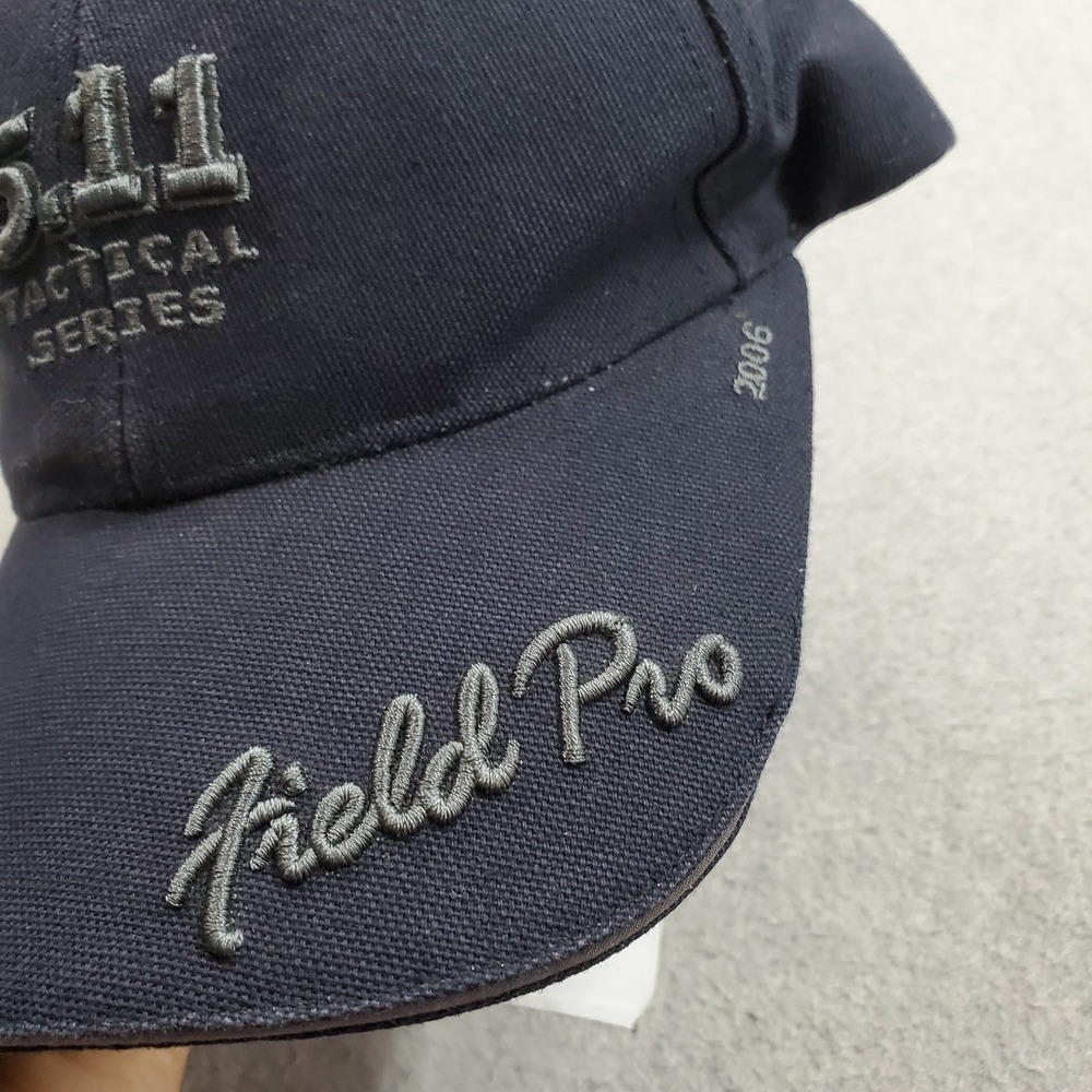 511 Tactical Men Baseball Cap ONE SIZE Navy Curved Strapback Embroidered Logo - Picture 7 of 8